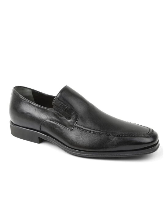 New! Bruno Magli RAGING LEATHER SLIP-ON BLACK LEATHER Loafer Size 9 M DD543 main image 6
